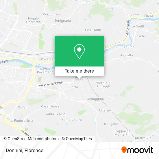 Donnini map