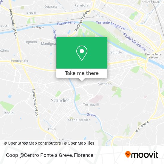 Coop @Centro Ponte a Greve map