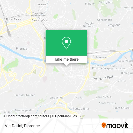 Via Datini map