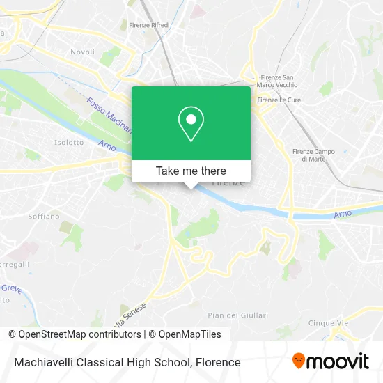 Machiavelli Classical High School map