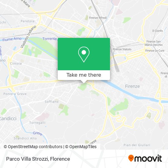 Parco Villa Strozzi map