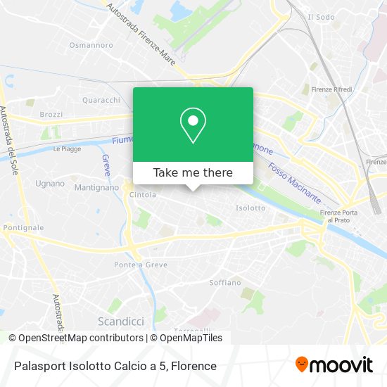 Palasport Isolotto Calcio a 5 map