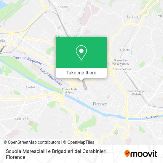 Scuola Marescialli e Brigadieri dei Carabinieri map