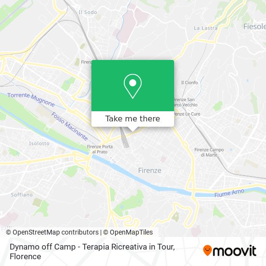 Dynamo off Camp - Terapia Ricreativa in Tour map