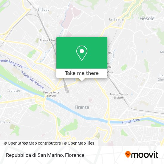 Repubblica di San Marino map