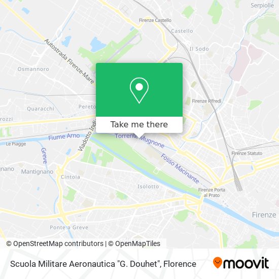 Scuola Militare Aeronautica "G. Douhet" map