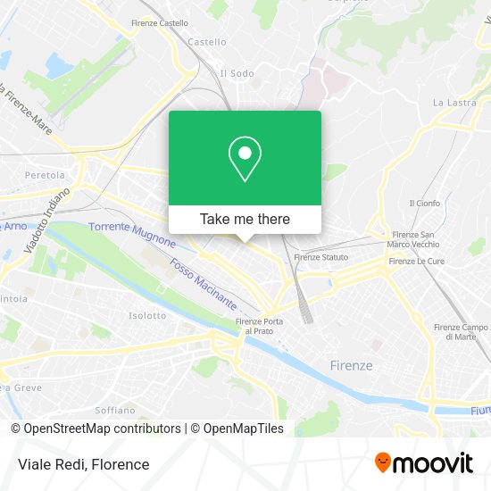 Viale Redi map