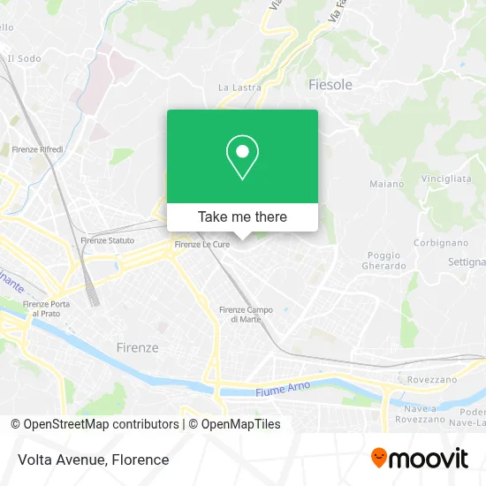 Volta Avenue map