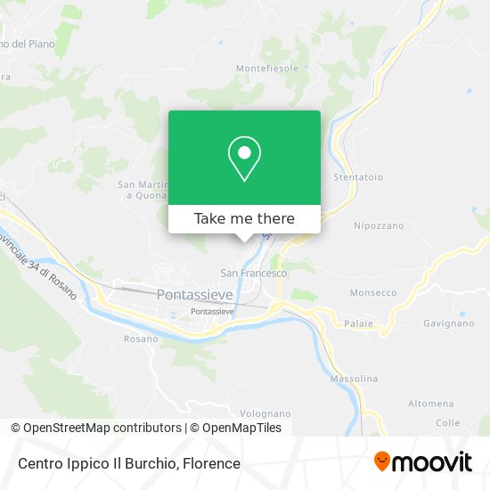 Centro Ippico Il Burchio map