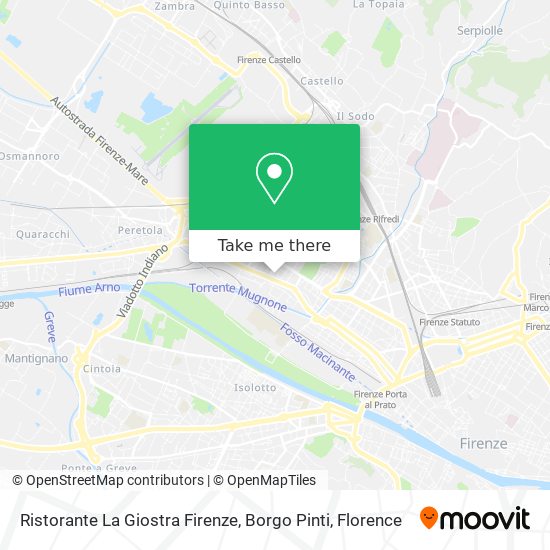 Ristorante La Giostra Firenze, Borgo Pinti map