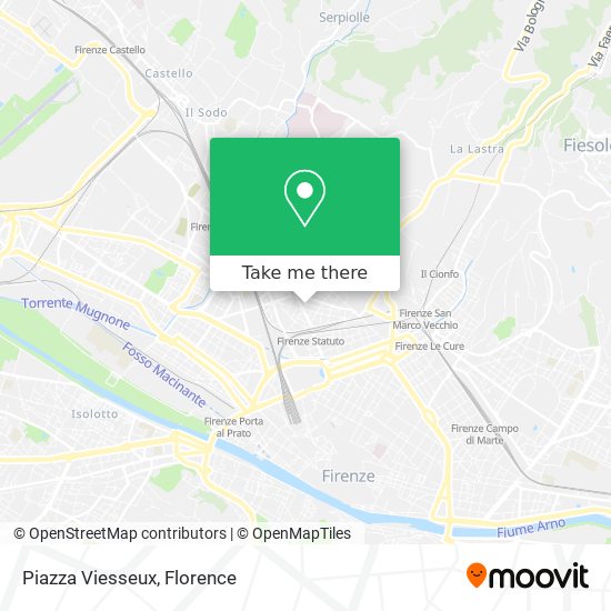 Piazza Viesseux map