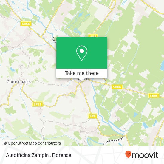 Autofficina Zampini map