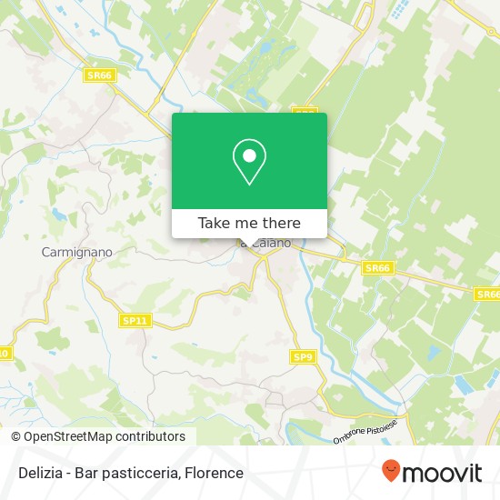 Delizia - Bar pasticceria map