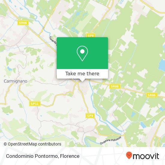Condominio Pontormo map
