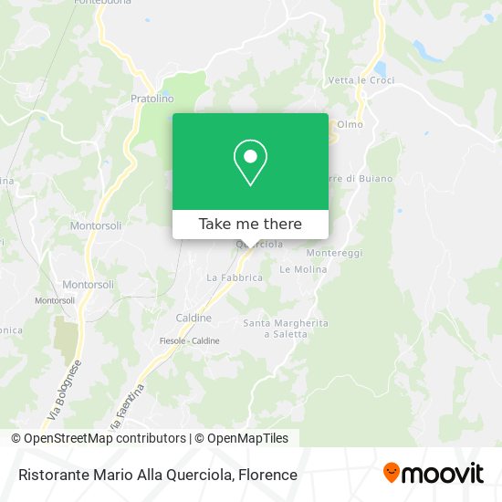Ristorante Mario Alla Querciola map