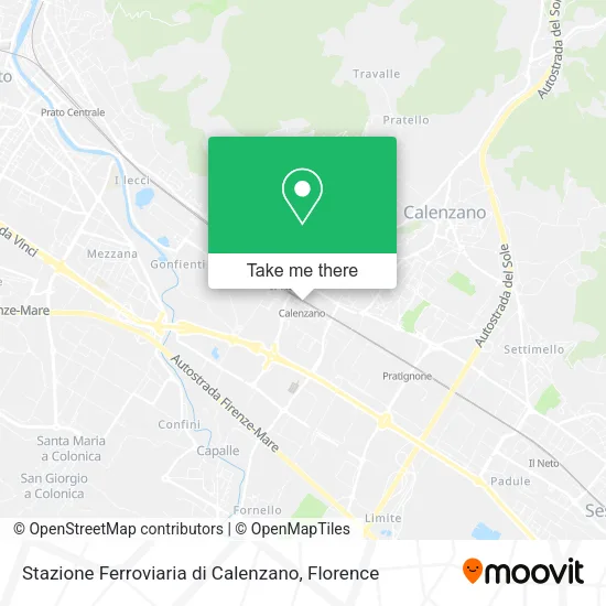 Stazione Ferroviaria di Calenzano map