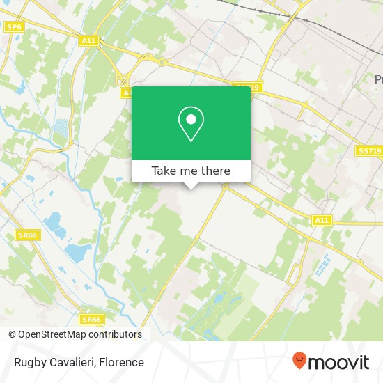 Rugby Cavalieri map