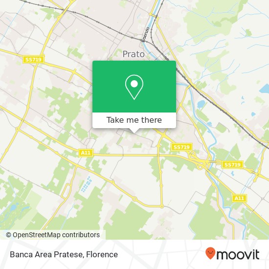 Banca Area Pratese map