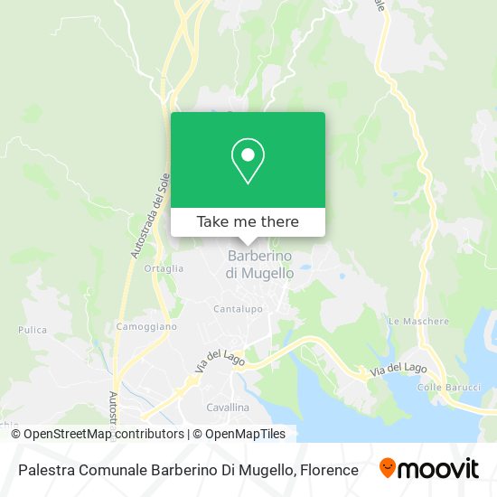 Palestra Comunale Barberino Di Mugello map