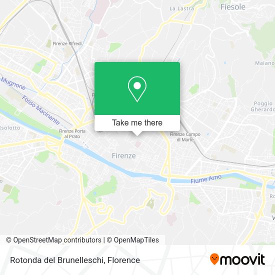Rotonda del Brunelleschi map