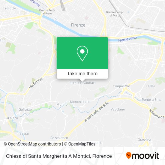 Chiesa di Santa Margherita A Montici map