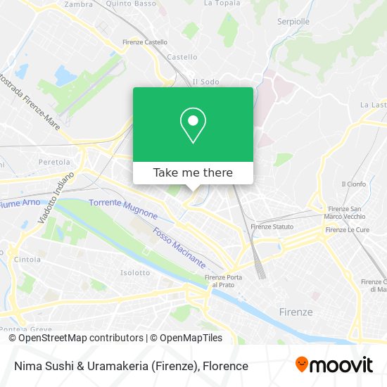 Nima Sushi & Uramakeria (Firenze) map