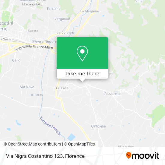 Via Nigra Costantino 123 map