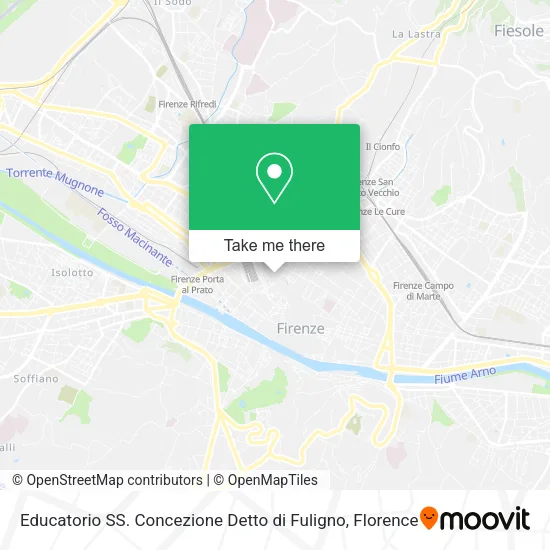 Educatorio SS. Concezione Detto di Fuligno map