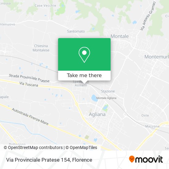 Via Provinciale Pratese 154 map