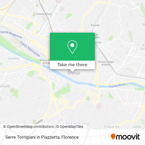 Serre Torrigiani in Piazzetta map