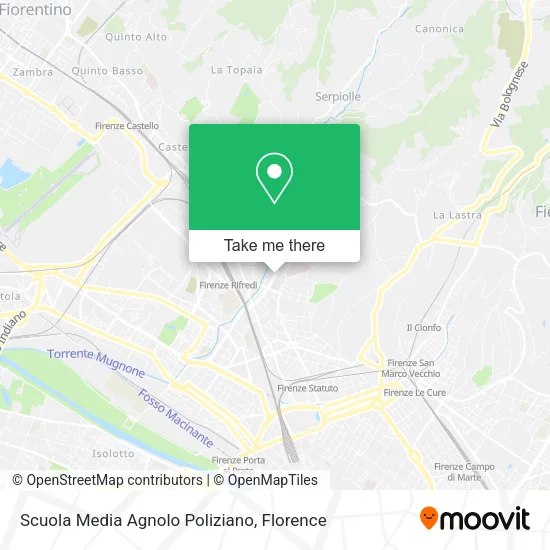Scuola Media Agnolo Poliziano map
