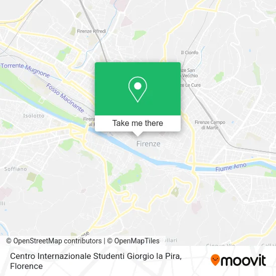 Centro Internazionale Studenti Giorgio la Pira map