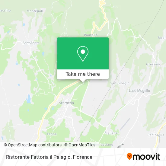 Fattoria il Palagio Restaurant map