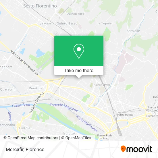 Mercafir map