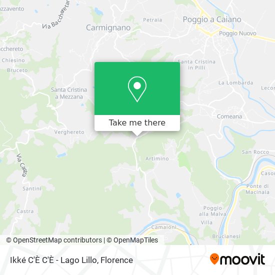 Ikké C'È C'È - Lago Lillo map