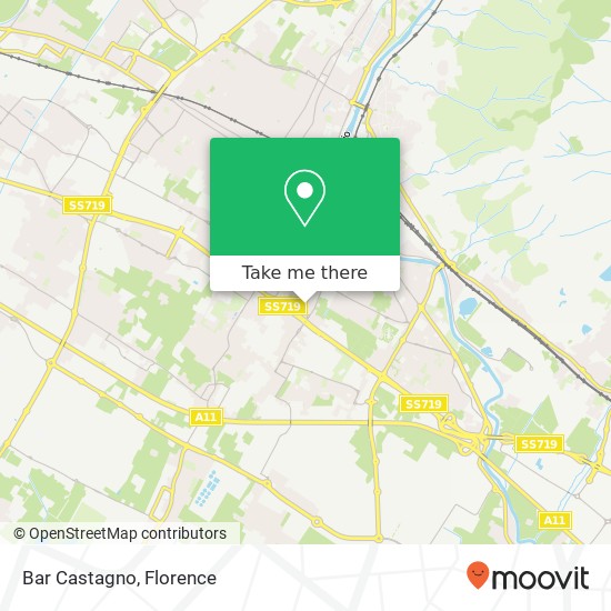 Bar Castagno map