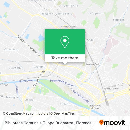 Biblioteca Comunale Filippo Buonarroti map