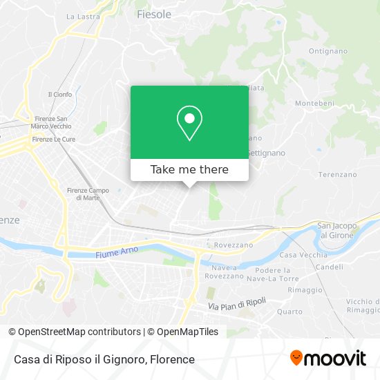 Casa di Riposo il Gignoro map