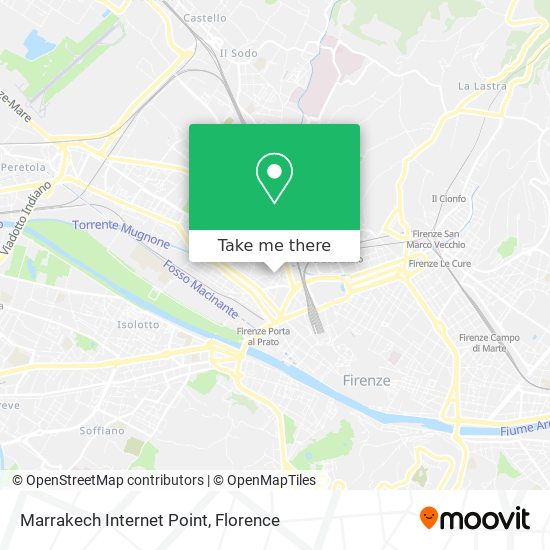 Marrakech Internet Point map