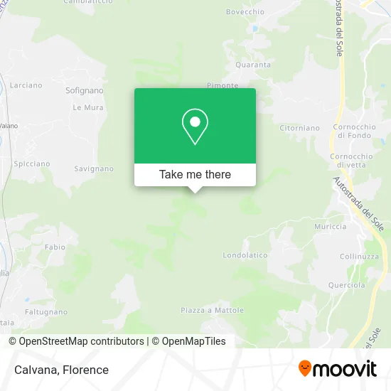 Calvana map
