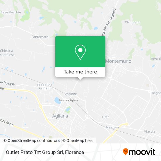 Outlet Prato Tnt Group Srl map