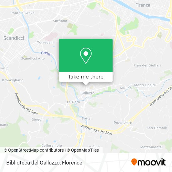 Biblioteca del Galluzzo map