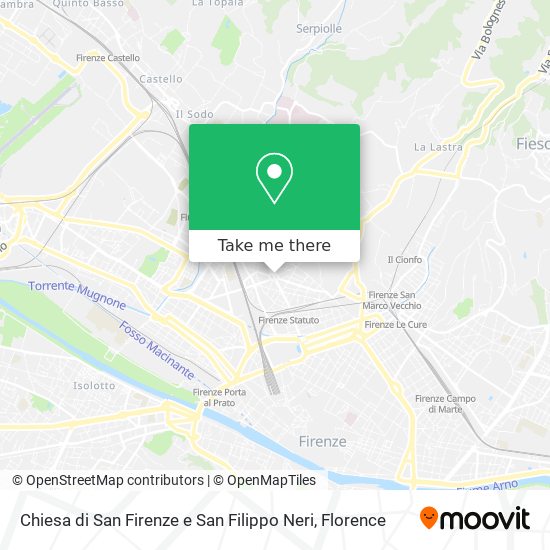 Chiesa di San Firenze e San Filippo Neri map