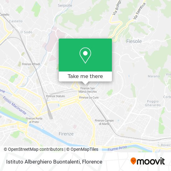 Istituto Alberghiero Buontalenti map