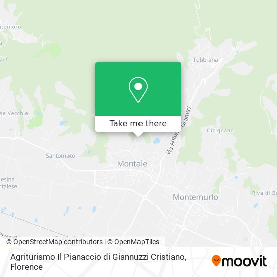 Agriturismo Il Pianaccio di Giannuzzi Cristiano map