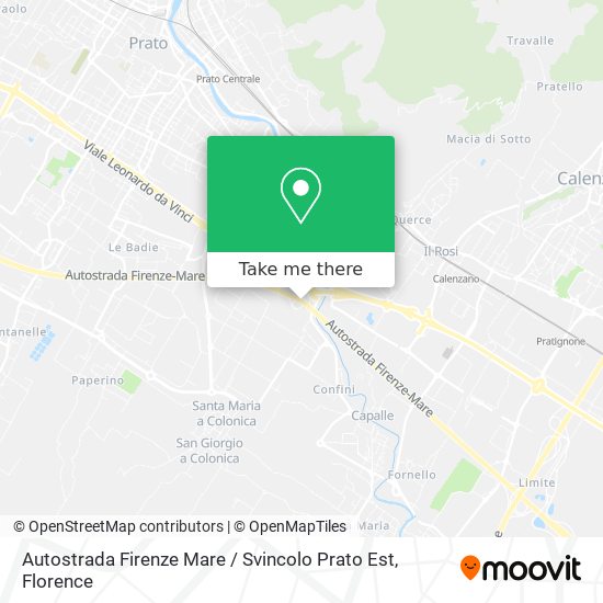 Autostrada Firenze Mare / Svincolo Prato Est map