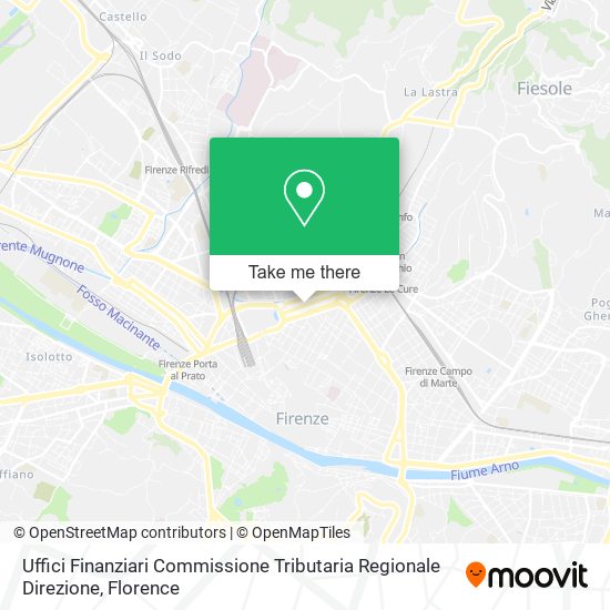 Uffici Finanziari Commissione Tributaria Regionale Direzione map