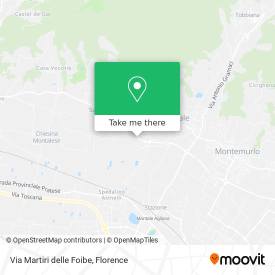 Via Martiri delle Foibe map