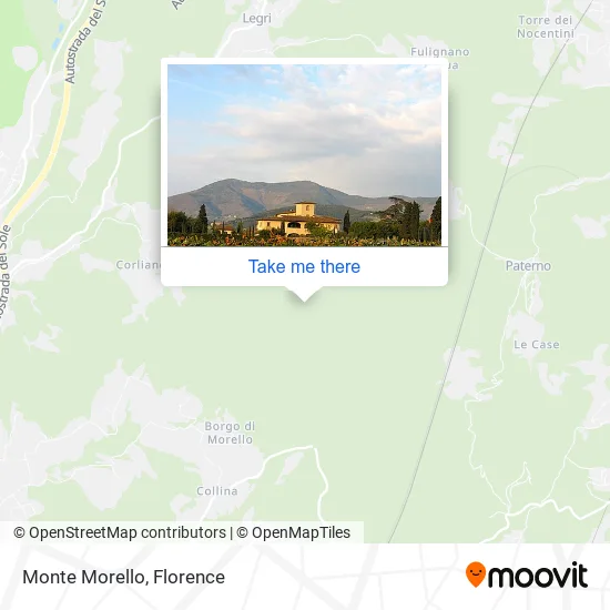 Monte Morello map