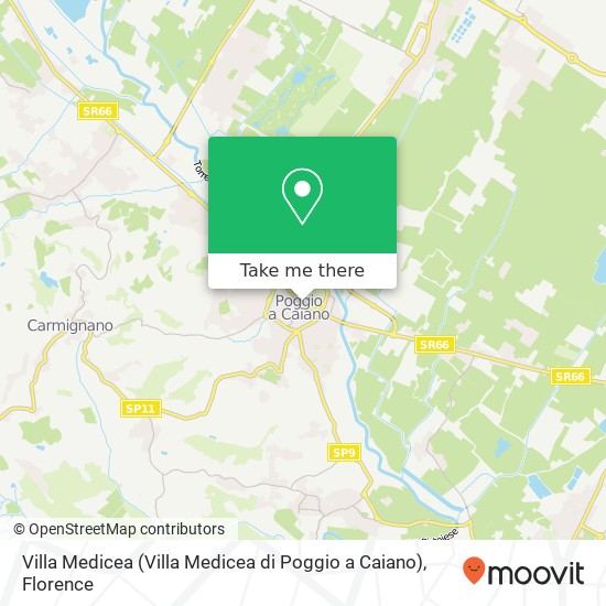 Villa Medicea (Villa Medicea di Poggio a Caiano) map